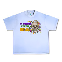 Grape Ice On tuesdays we wear beads skull Urban Heavy Tee - FaDigitalArtStudio