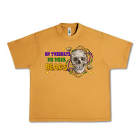 Peanut Butter On tuesdays we wear beads skull Urban Heavy Tee - FaDigitalArtStudio