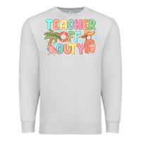 Dove Grey teacher off duty summer Premium Sweatshirt - JahusDesignShop