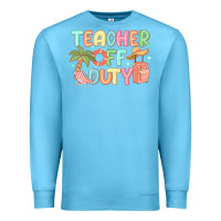 Ocean Blue teacher off duty summer Premium Sweatshirt - JahusDesignShop
