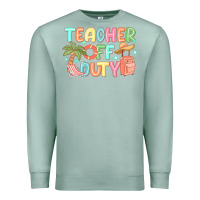 Seafoam teacher off duty summer Premium Sweatshirt - JahusDesignShop