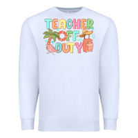 White teacher off duty summer Premium Sweatshirt - JahusDesignShop