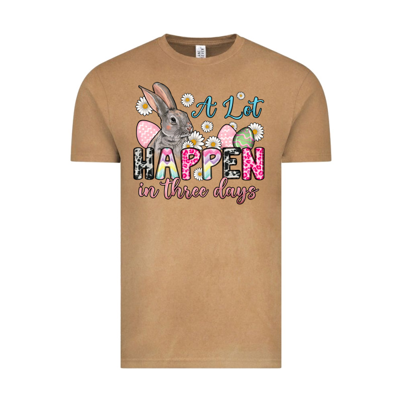 Easter Day A Lot Can Happen In Three Days Vintage Tee by OliviaCreatesArt | Teevron