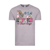 Vintage Zinc Easter Day A lot can happen in three days Vintage Tee - OliviaCreatesArt