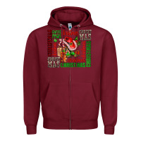 Burgundy christmas Zipper Hoodie - AdoDesignShop