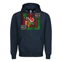 Navy christmas Zipper Hoodie - AdoDesignShop