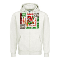 Oatmeal Heather christmas Zipper Hoodie - AdoDesignShop