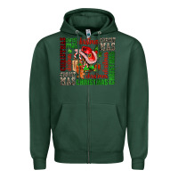 Sports Green christmas Zipper Hoodie - AdoDesignShop