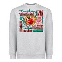 Heather Grey teacher Heavyweight Sweatshirt - AdoDesignShop