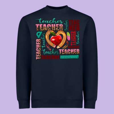 Teacher Heavyweight Sweatshirt Designed By Adodesignshop