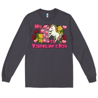 Smoke My first valentine's day unicorn Long Sleeve Tee - FaDigitalArtStudio