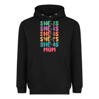 Black she is mom Heavyweight Hoodie - JahusDesignShop