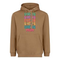 Toasted Coconut she is mom Heavyweight Hoodie - JahusDesignShop