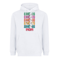 White she is mom Heavyweight Hoodie - JahusDesignShop
