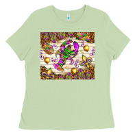 Matcha Mardi Gras with crab tumbler Ladies Tee - HowdyJamesFarm