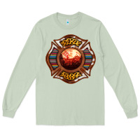 Matcha Western Firefighter Symbol Long Sleeve Tee - RanaPortraitStore