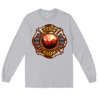 Moon Dust Western Firefighter Symbol Long Sleeve Tee - RanaPortraitStore
