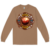 Western Firefighter Symbol Long Sleeve Tee | Teevron