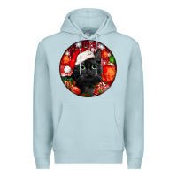 Blue Mist christmas bombay cat Premium Hoodie - LillyAllenDesigns