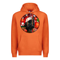 Carrot christmas bombay cat Premium Hoodie - LillyAllenDesigns