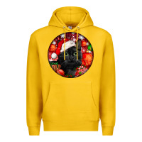 Lemon christmas bombay cat Premium Hoodie - LillyAllenDesigns