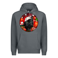 Rock christmas bombay cat Premium Hoodie - LillyAllenDesigns