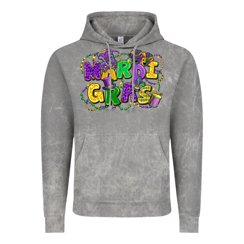 Mardi Gras Vintage Hoodie by FaDigitalArtStudio | Teevron