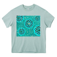 Arona glitter turquoise Heavy Core Tee - TumblerDesignByShophia
