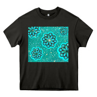 Asphalt glitter turquoise Heavy Core Tee - TumblerDesignByShophia