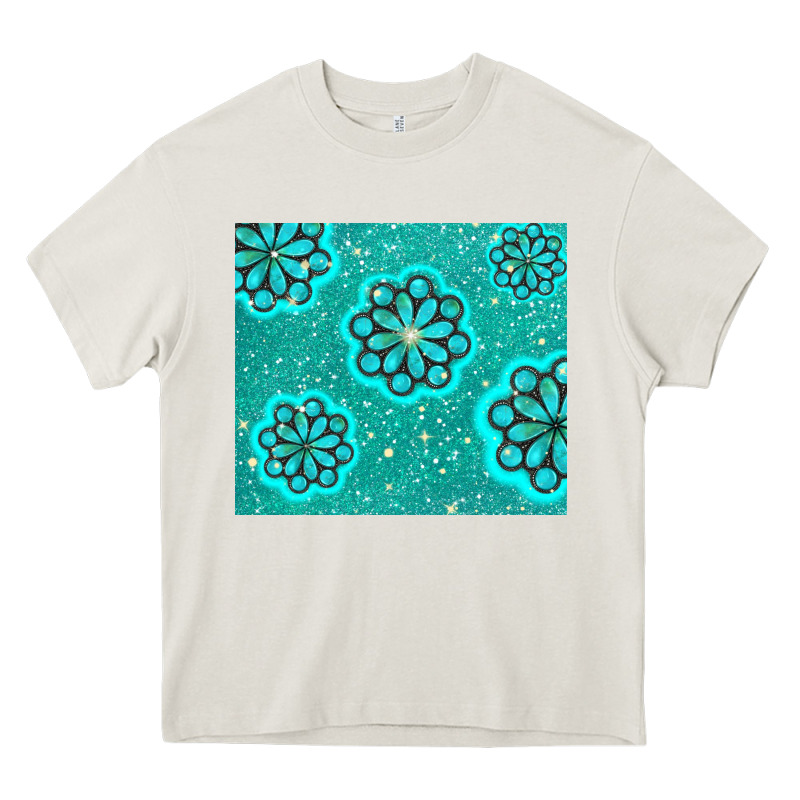 Glitter Turquoise Heavy Core Tee by TumblerDesignByShophia | Teevron