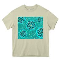 Mossy glitter turquoise Heavy Core Tee - TumblerDesignByShophia