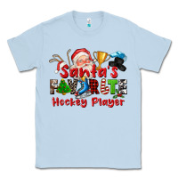 Dusty Blue santas favorite hockey player Classic Tee - CowGirlArtShop