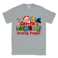 Heather Grey santas favorite hockey player Classic Tee - CowGirlArtShop