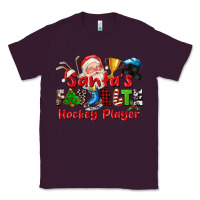 Plum santas favorite hockey player Classic Tee - CowGirlArtShop