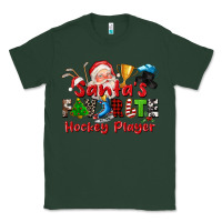 Sports Green santas favorite hockey player Classic Tee - CowGirlArtShop