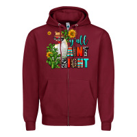 Burgundy y'all aint right Zipper Hoodie - AdoDesignShop