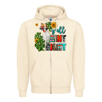 Sandshell y'all aint right Zipper Hoodie - AdoDesignShop