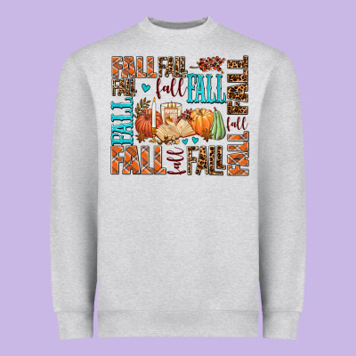 Fall Fall  Amd Pumpkins Heavyweight Sweatshirt Designed By Adodesignshop