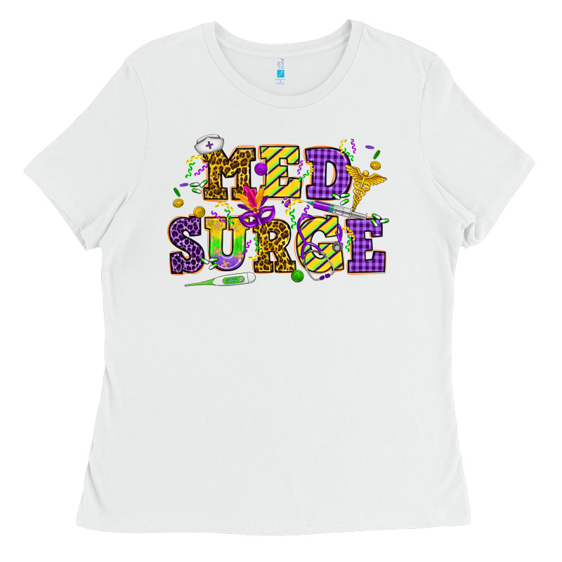 Mardi Gras Med Surge Ladies Tee by HowdyJamesFarm | Teevron