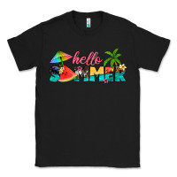 Black hello summer Classic Tee - Artiststas