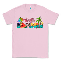 Bubblegum Pink hello summer Classic Tee - Artiststas