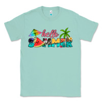 Seafoam hello summer Classic Tee - Artiststas