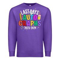 Purple last days auto graphs Premium Sweatshirt - JahusDesignShop