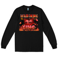 Black Valentine's Day Wild Thing You Make My Heart Sing Long Sleeve Tee - FaDigitalArtStudio