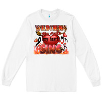 White Valentine's Day Wild Thing You Make My Heart Sing Long Sleeve Tee - FaDigitalArtStudio