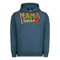 Pigment Midnight Navy mama claus Urban Hoodie - JahusDesignShop