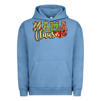 Pigment Pebble Blue mama claus Urban Hoodie - JahusDesignShop