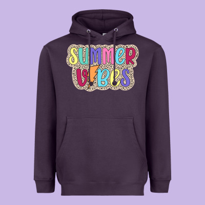 Summer Vibes Heavyweight Hoodie Designed By Jahusdesignshop