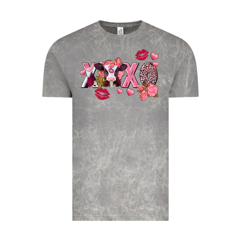 Xoxo Baby Cow Valentine's Day Vintage Tee by FaDigitalArtStudio | Teevron