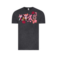 Vintage Black Xoxo baby Cow Valentine's Day Vintage Tee - FaDigitalArtStudio